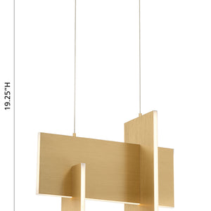 Coburg 20" Integrated LED Pendant Chandelier