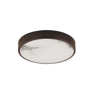 Slab 7" LED Alabaster Flush Mount