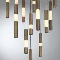 Ronda 15-Light 32" Integrated LED Multi Drop Chandelier