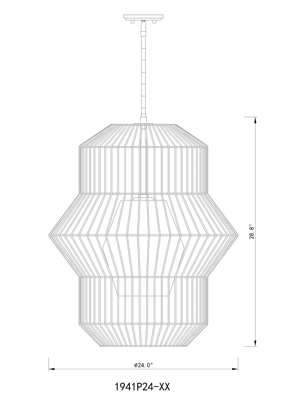 Orsay 1 Light Pendant