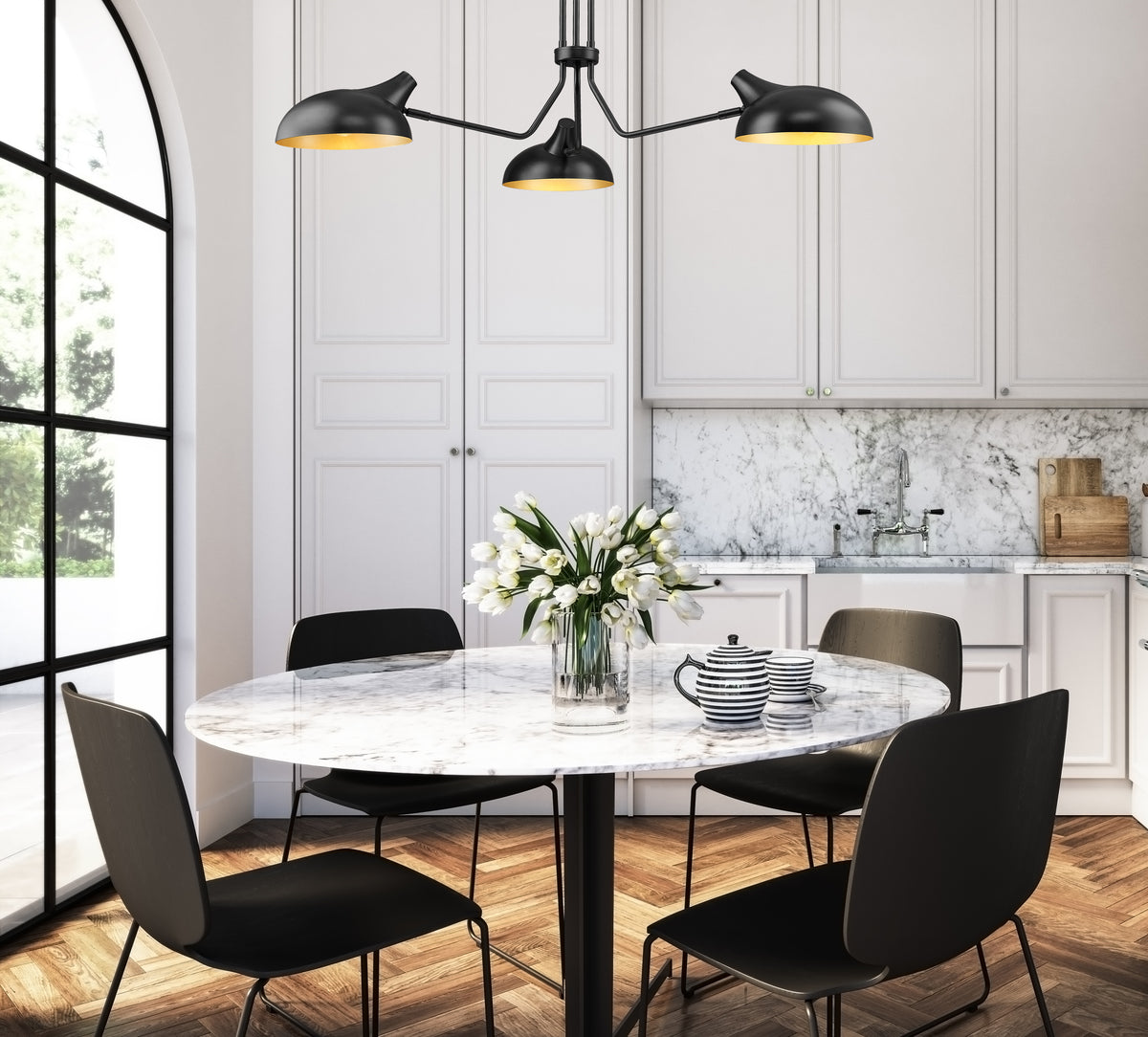 Bellamy 46-in chandelier