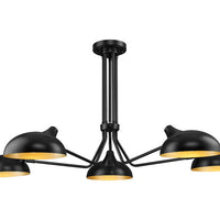 Bellamy 52-in Semi-Flush