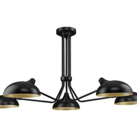 Bellamy 52-in Semi-Flush