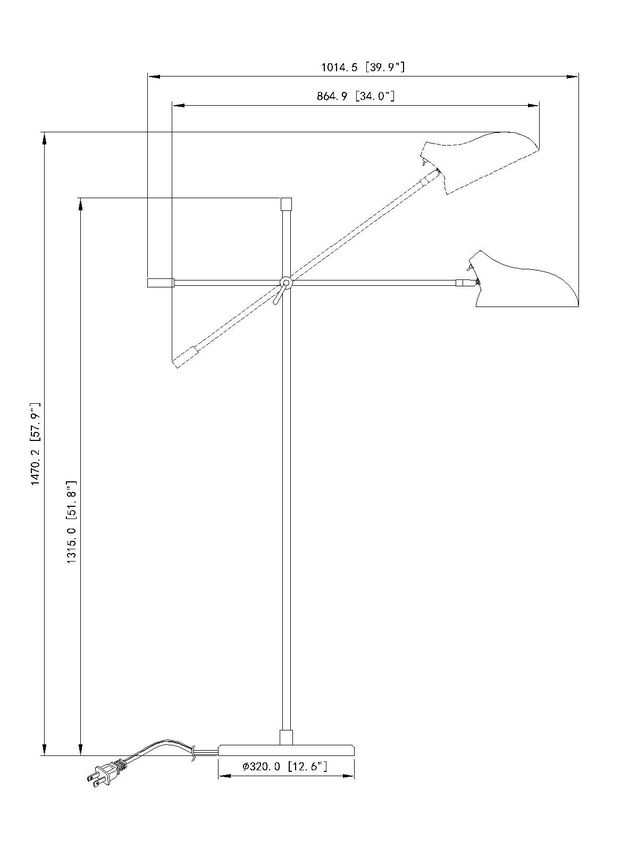 Bellamy 52-in Floor Lamp