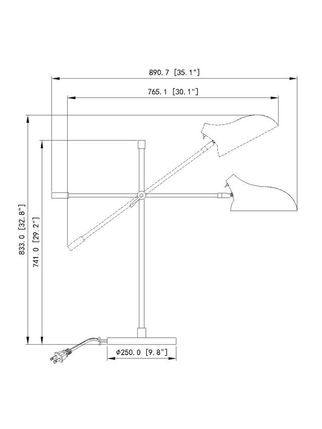 Bellamy 29.25-in Table Lamp