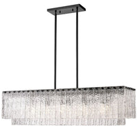 Glacier 42.75-in Linear Chandelier