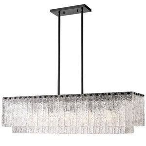 Glacier 42.75-in Linear Chandelier