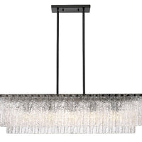 Glacier 42.75-in Linear Chandelier