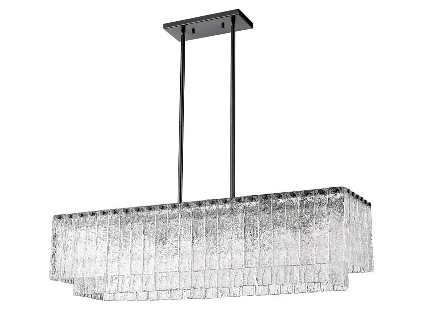 Glacier 42.75-in Linear Chandelier