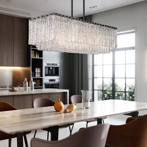 Glacier 42.75-in Linear Chandelier