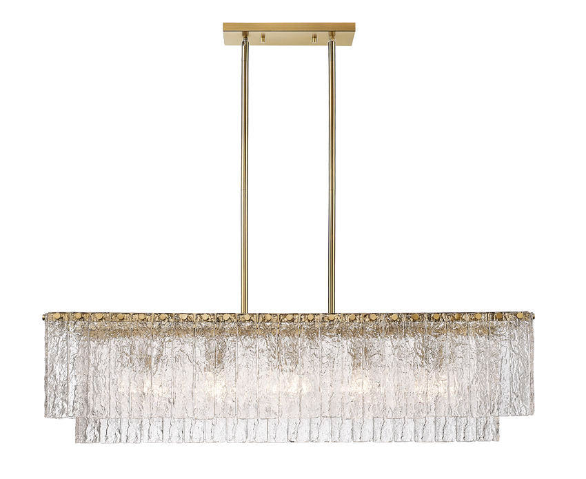 Glacier 42.75-in Linear Chandelier