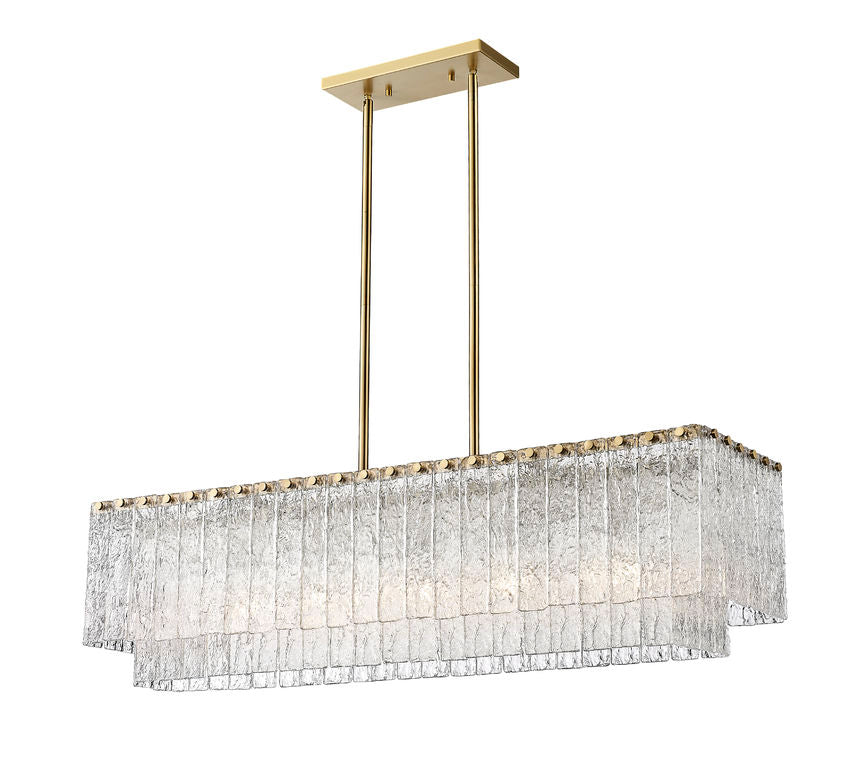 Glacier 42.75-in Linear Chandelier