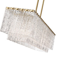 Glacier 42.75-in Linear Chandelier