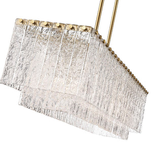 Glacier 42.75-in Linear Chandelier