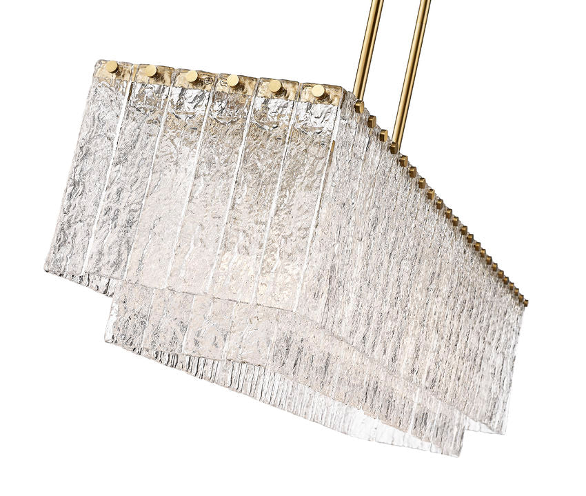 Glacier 42.75-in Linear Chandelier