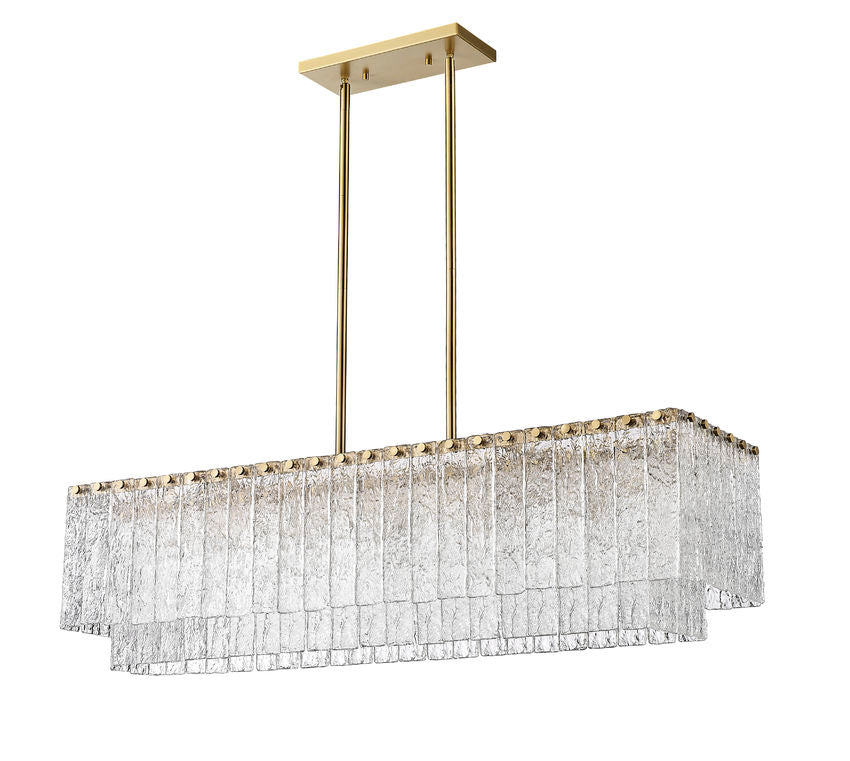 Glacier 42.75-in Linear Chandelier