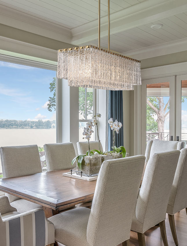 Glacier 42.75-in Linear Chandelier