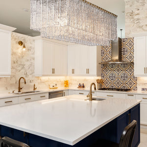 Glacier 42.75-in Linear Chandelier