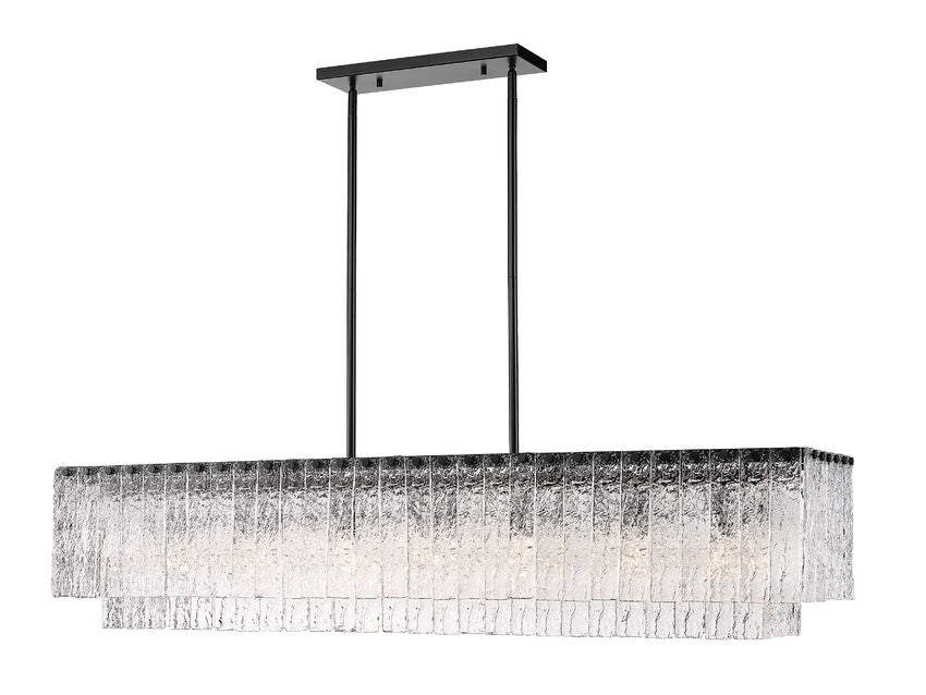 Glacier 53.5-in Linear Chandelier