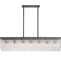 Glacier 53.5-in Linear Chandelier