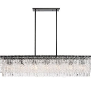 Glacier 53.5-in Linear Chandelier