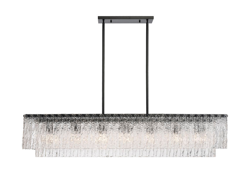 Glacier 53.5-in Linear Chandelier
