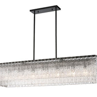 Glacier 53.5-in Linear Chandelier