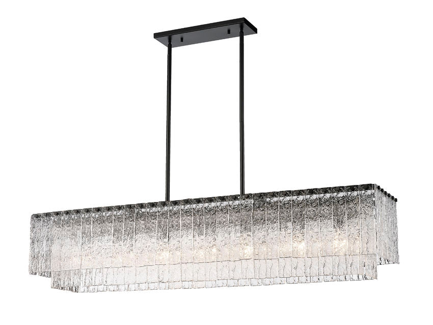 Glacier 53.5-in Linear Chandelier