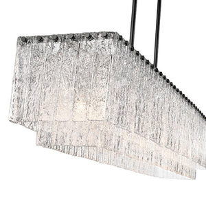 Glacier 53.5-in Linear Chandelier