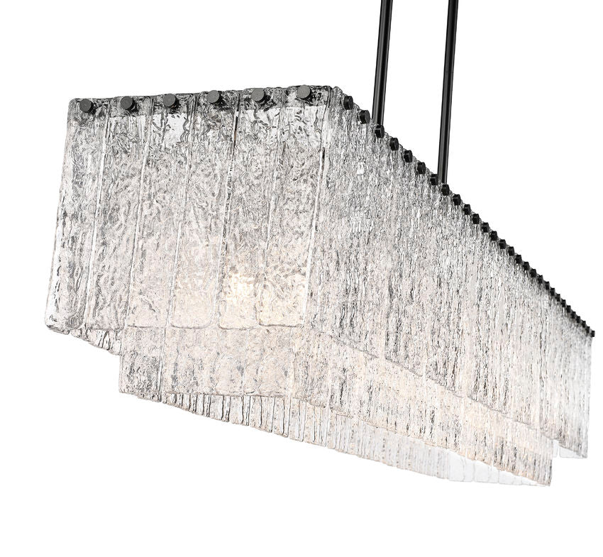 Glacier 53.5-in Linear Chandelier