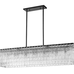 Glacier 53.5-in Linear Chandelier