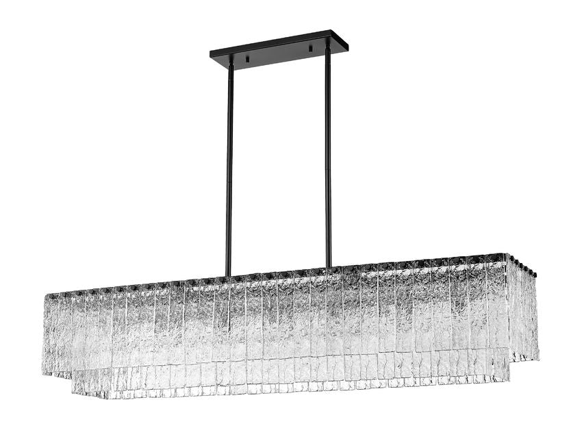 Glacier 53.5-in Linear Chandelier