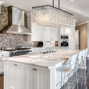 Glacier 53.5-in Linear Chandelier