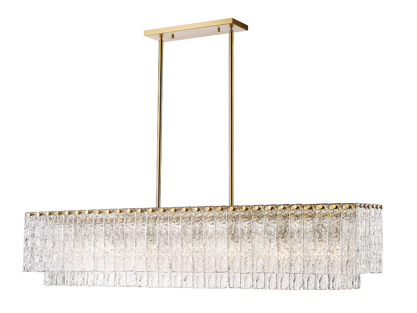 Glacier 53.5-in Linear Chandelier