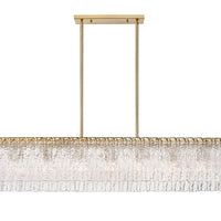 Glacier 53.5-in Linear Chandelier