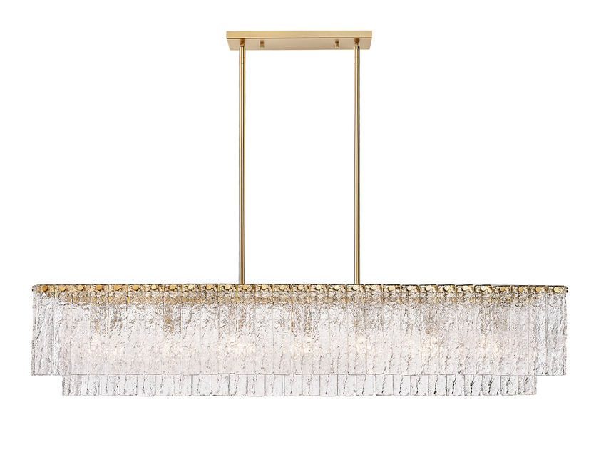 Glacier 53.5-in Linear Chandelier