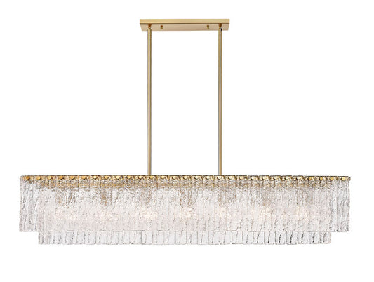 Glacier 53.5-in Linear Chandelier