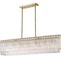 Glacier 53.5-in Linear Chandelier