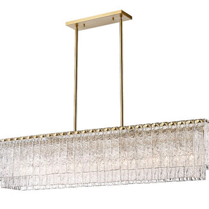 Glacier 53.5-in Linear Chandelier