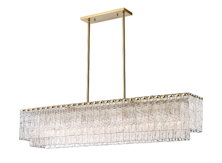 Glacier 53.5-in Linear Chandelier
