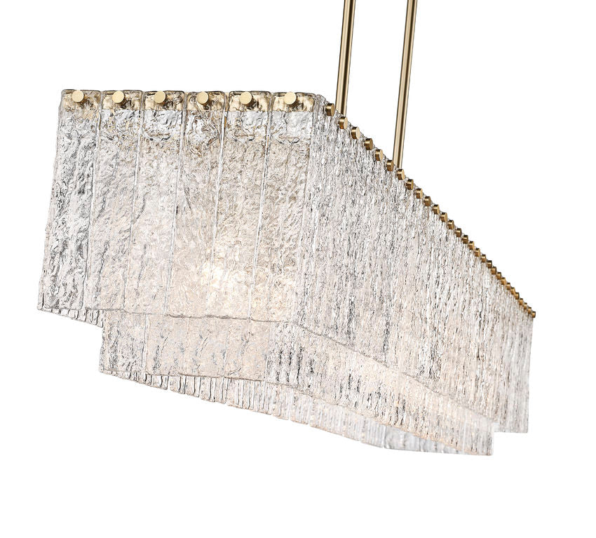 Glacier 53.5-in Linear Chandelier