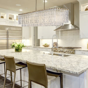 Glacier 53.5-in Linear Chandelier