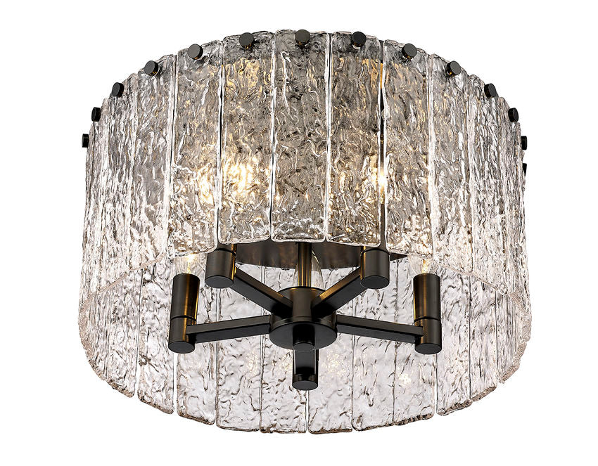 Glacier 16.75-in Flush mount