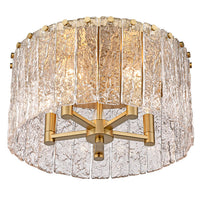 Glacier 16.75-in Flush mount