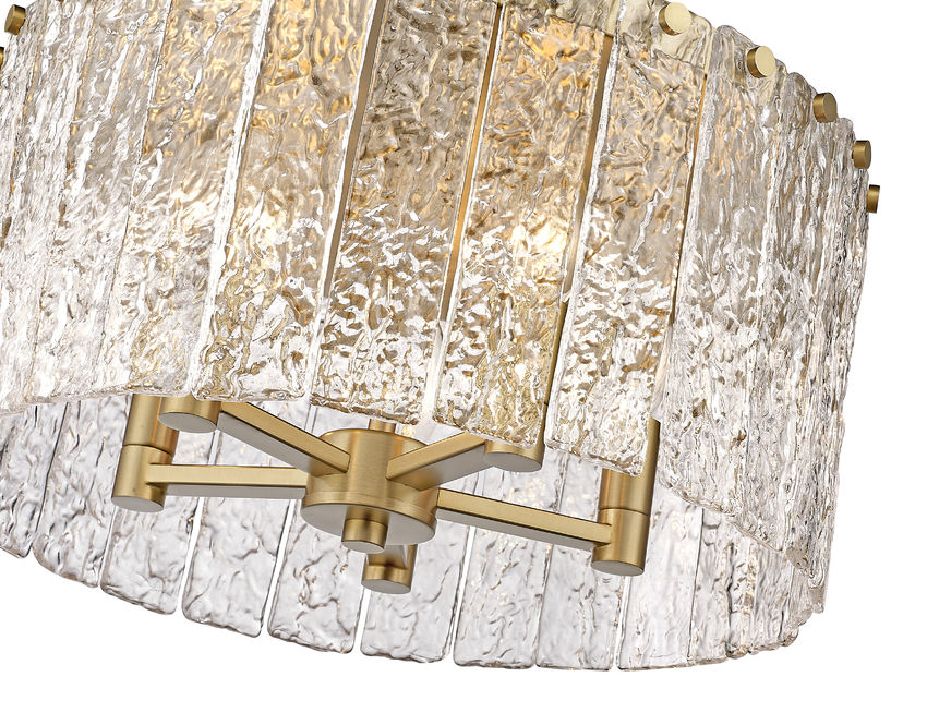 Glacier 16.75-in Flush mount