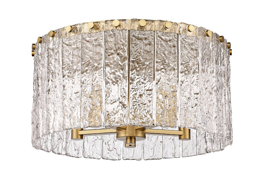 Glacier 16.75-in Flush mount