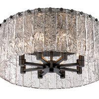 Glacier 20.75-in Flush mount