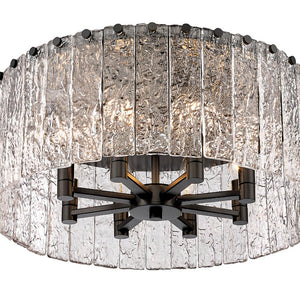 Glacier 20.75-in Flush mount