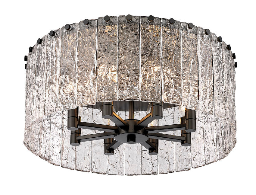 Glacier 20.75-in Flush mount