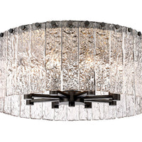 Glacier 20.75-in Flush mount